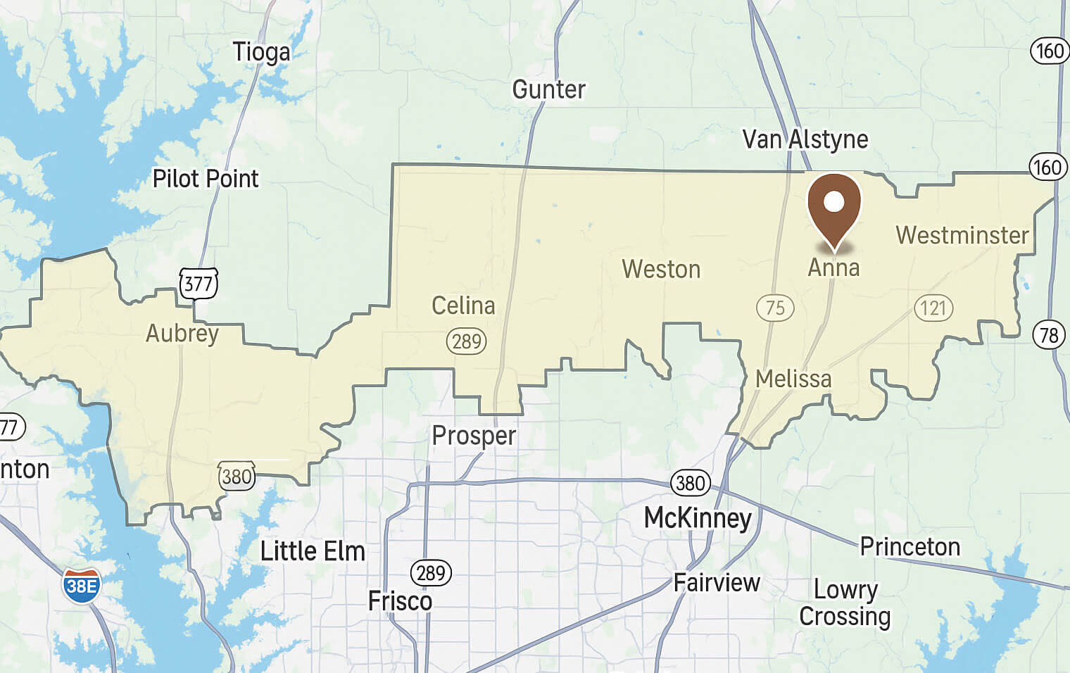 anna-tx-hvac-service-area Anna, TX HVAC service map coverage